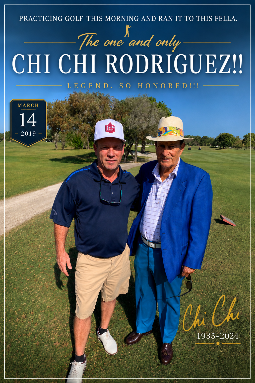 The One and Only Chi Chi Rodriguez — Bryan Conway, March 14, 2019